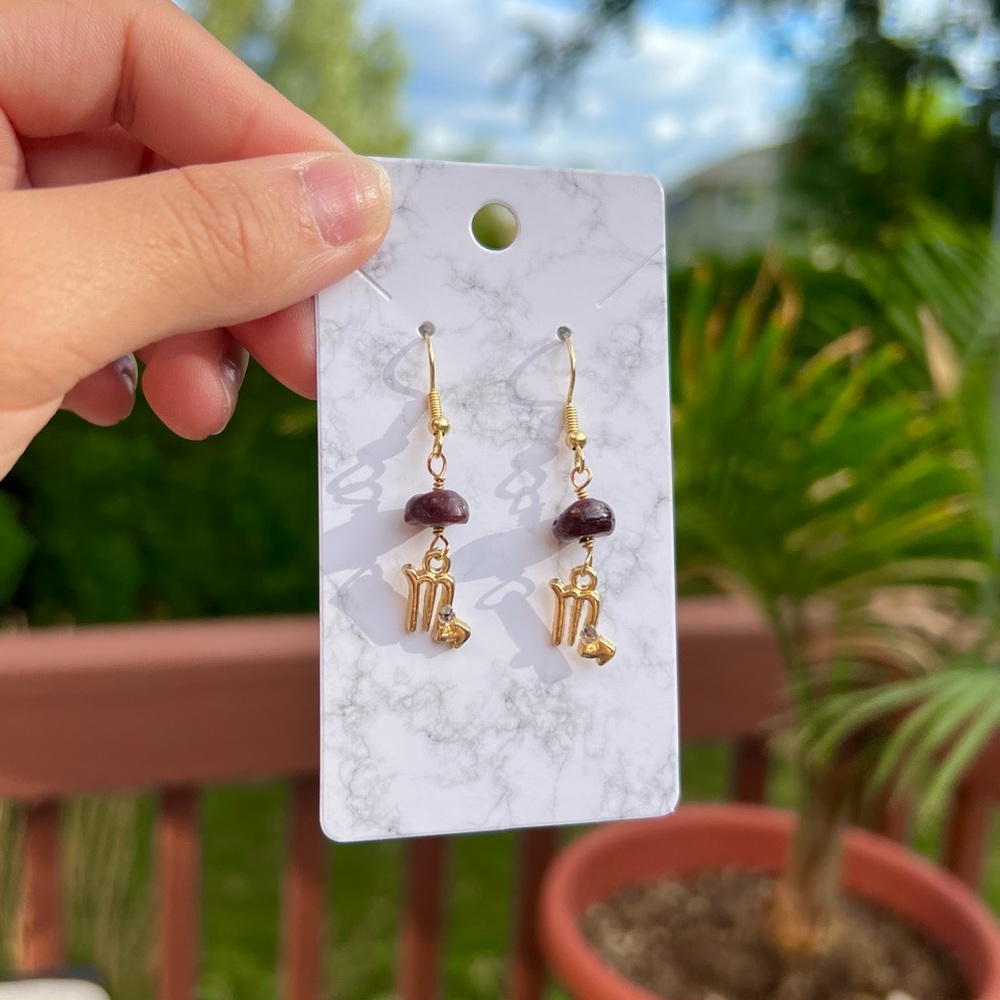 Scorpio Earrings by GM